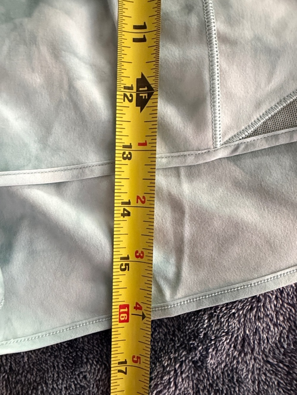 NWOT New Lululemon Hotty Hot High-Rise Lined Short 4” Diamond Dye Sheer Blue - Picture 8 of 8